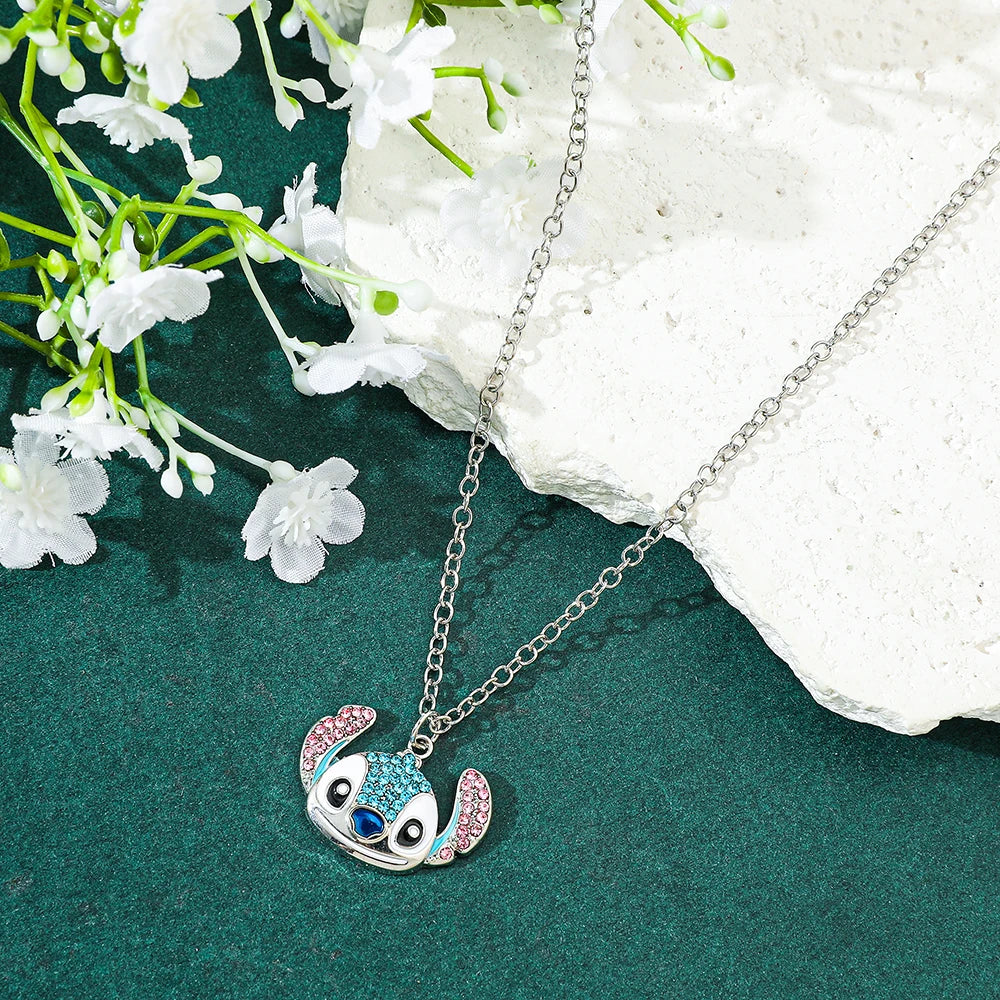 Disney Stitch Cartoon Necklace – Cute and Playful Jewellery